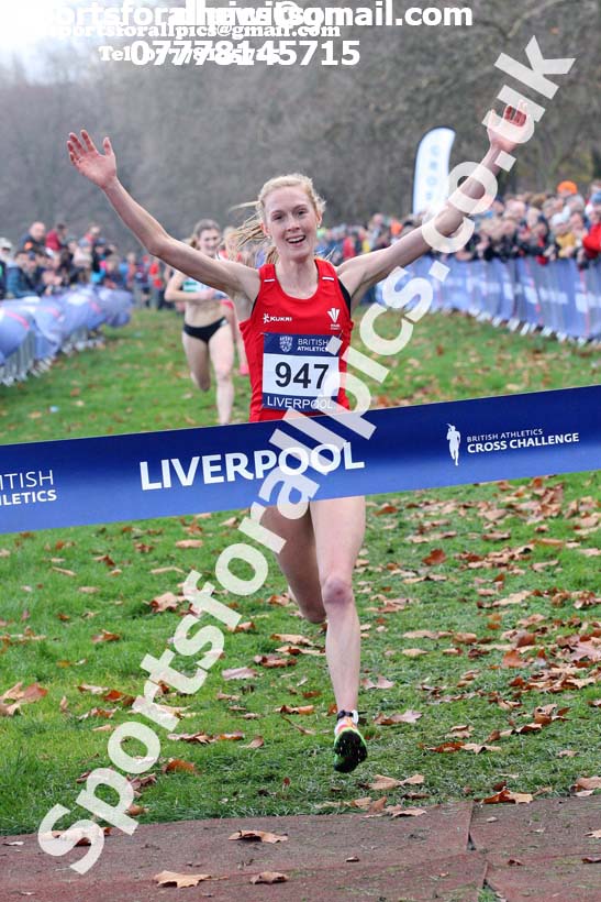 Senior womens British Athletics Liverpool Cross Challenge, Sefton Park, Liverpool. Photo:  David T. Hewitson/Sports for All Pics
